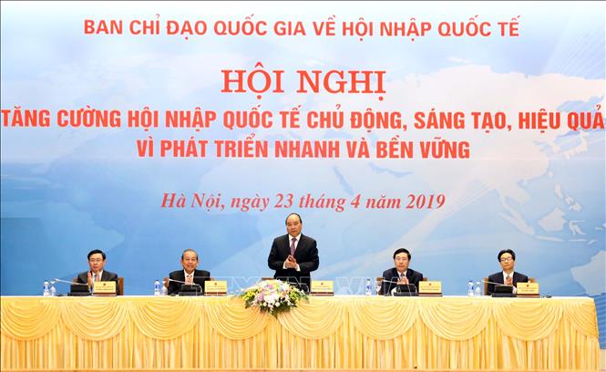 Thủ tướng Nguyễn Xuân Phúc chủ trì Phiên họp lần thứ 3, Ban Chỉ đạo Quốc gia về hội nhập quốc tế (Thời sự trưa 23/4/2019)